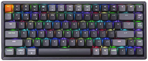 JD_Hirsch's tweet photo. Just picked up my 2nd MK from @KeychronMK K2 Wireless Bluetooth/USB Wired Gaming Mechanical Keyboard, Compact 84 Keys RGB LED Backlit Brown Switch N-Key Rollover, Aluminum Frame for Mac Windows. Should be here tomorrow! #CodeHustle #GovDev https://t.co/pYZpXyPcDO