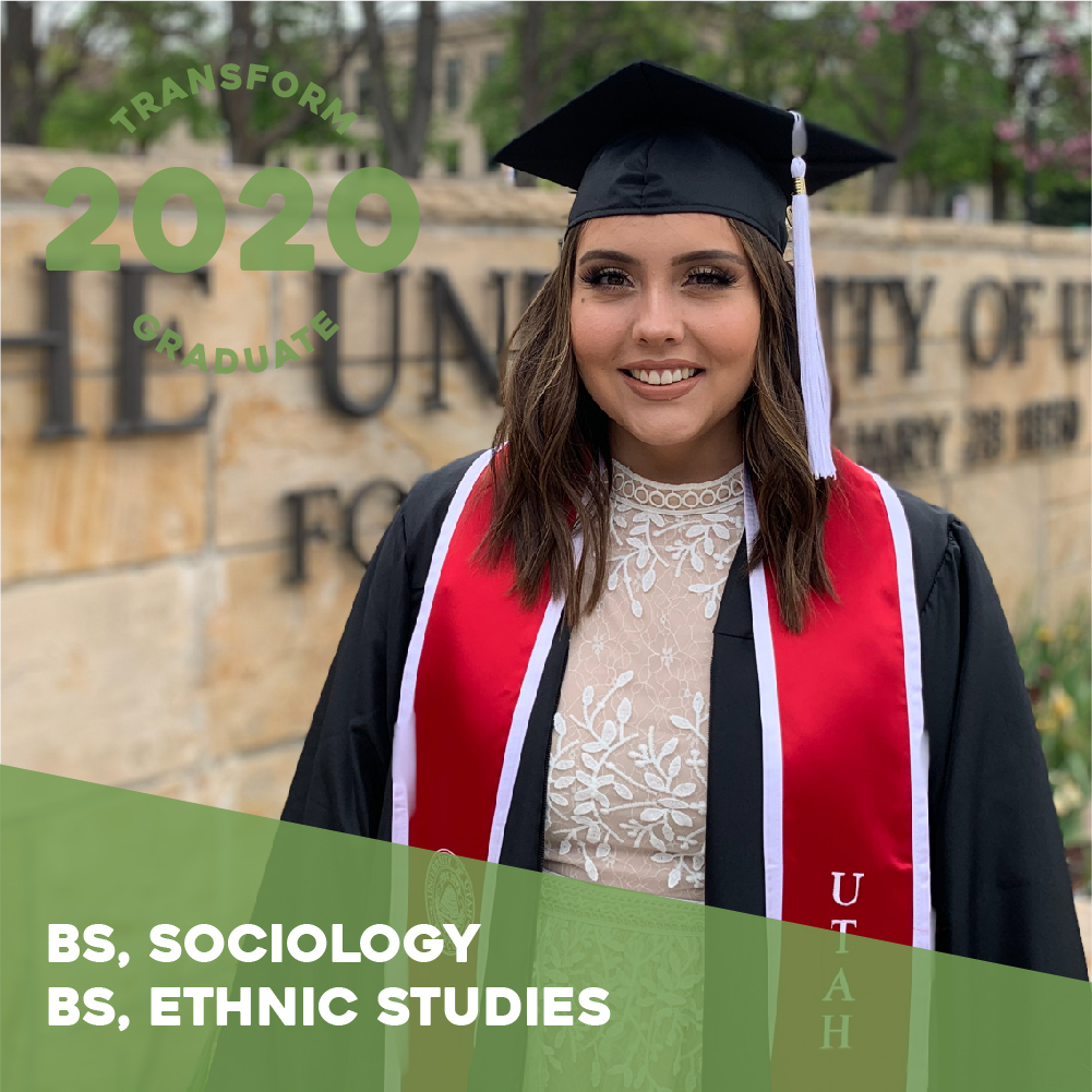 uofutransform's tweet photo. Congratulations are in order for @Christine97Work and all of her wisdom! So proud of our class of 2020 🎓 More Transform festivities at https://t.co/hhrwiwgKKW #TransformGrads #UtahGrad20 @UofUCSBS @UofUsociology https://t.co/kpKB7s3OPF