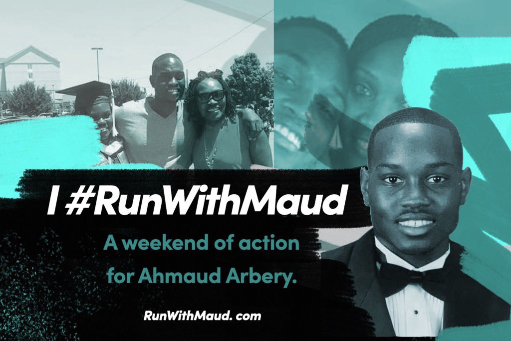 MonaeDajai's tweet photo. Tomorrow, May 8th thousands will run/jog/walk 2.23 miles in tribute to Ahmaud Arbery. Ahmaud would have been 26 years old tomorrow. Happy early birthday Ahmaud 💙🙏🏾 #RunWithMaud #irunwithmaud #blacklivesmatter #activist #socialactivism #ahmaudarbery #dajaimonaethesocialactivist https://t.co/RVndXdzDsm
