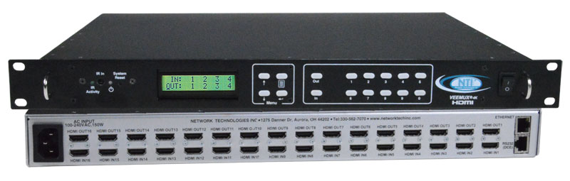 Watch this Video to Learn More about NTI’s 1RU 4K 18Gbps 16x16 HDMI Video Matrix Switch. It is designed and manufactured in the USA. 
#VideoSwitch #4K #HDMI #MadeInUSA
youtu.be/Lft5QUMOvv4