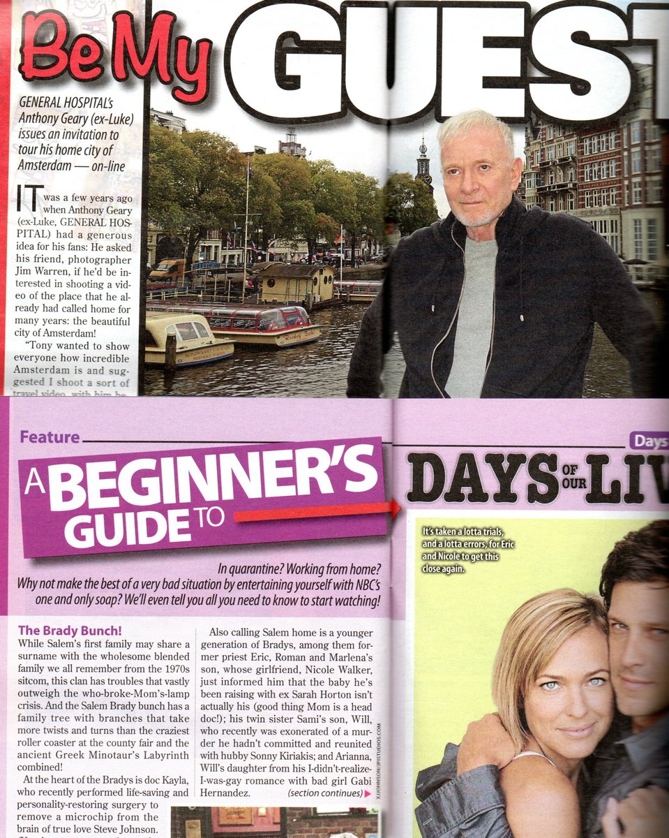 soapsnstuds's tweet photo. @GeneralHospital @SydneyMikayla @donnellturner1 @brookkerr #Friz #FrizFam #KevLaur #CarSon #Julexis #SteveBurton #KellyMonaco #MauriceBenard #AnthonyGeary #CollectorsItem #CollectorsIssue
THE FINAL ISSUE OF ABC SOAPS IN DEPTH, ON SALE NOW!
https://t.co/1u7Fr2rV0w https://t.co/BhONhLBPVK