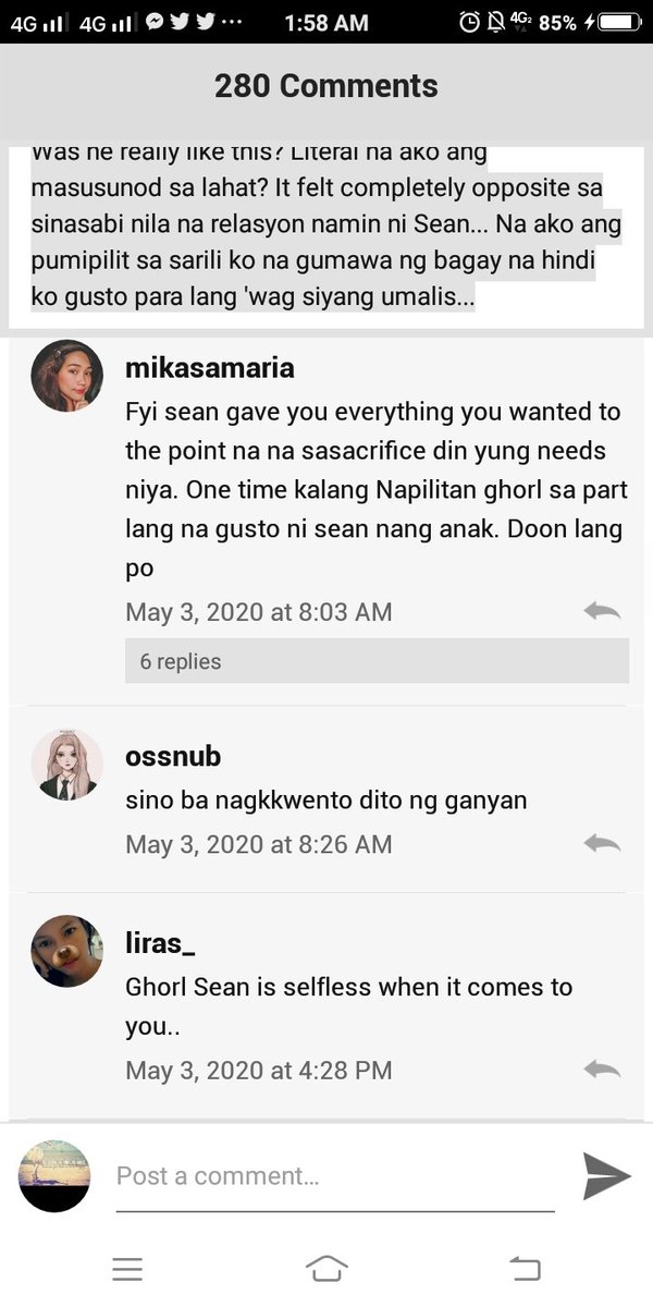 waaandeerlust's tweet photo. Also, I'm living for this comment section. Indeed, bad reputation precedes you. Masama din ang reputation niya on Sob's eyes. #RTG40 #RTG41 #RTG42 https://t.co/1FPbHWueT5
