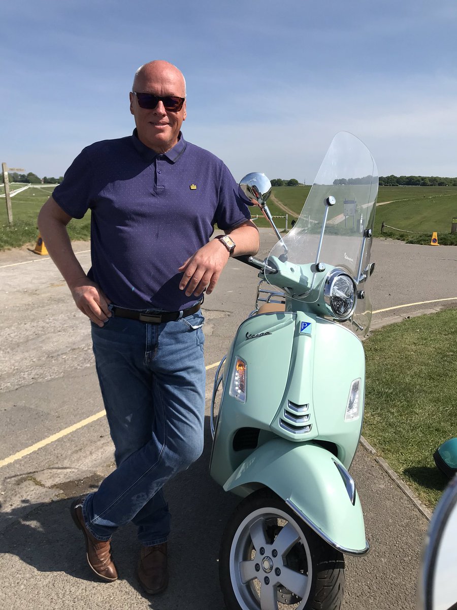 Nice to give my Vespa a run out today #epsom #vespa #staysafe