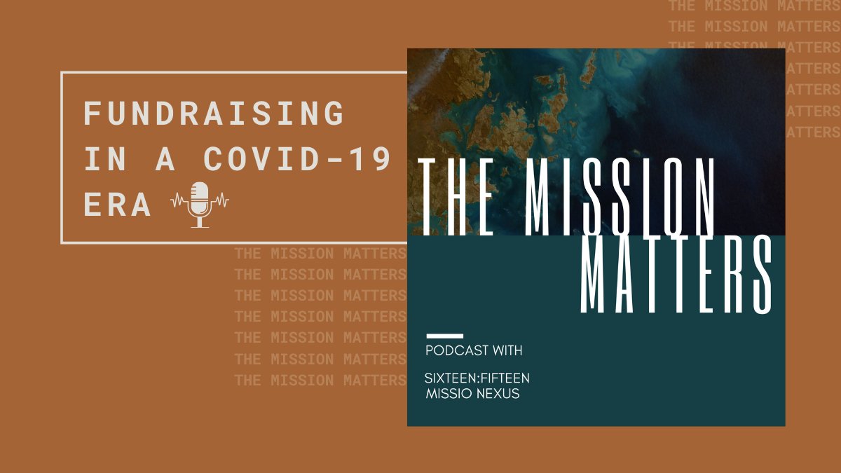SixteenFifteen's tweet photo. 3/3) If you are a churchleader, missionsleader or donor... join us to hear from guests:
@ncfgiving @JohnMooreAssoc @KingdomAdvisors
Podcast collaboration with Ted Esler, President of @MissioNexus
#churchleader #missionleader #donor #missions #covid19 #pandemic #fundraising https://t.co/NKOydjhmnE