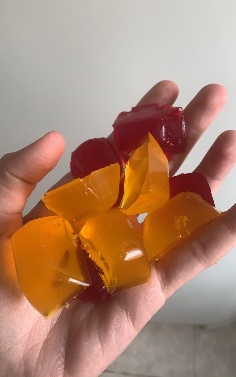 lovemyed's tweet photo. 💖🌿🤩🐚✨🌾

oi gente. 
acabei de fazer uma coisa que matou a minha compulsão (bem, mais ou menos, pq comi uns 5 desses, mas é pouco kcal então tô de boa)
são balas de gelatina zero, super fáceis de fazer e são uma delicinha 

💖🌿🤩🐚✨🌾 https://t.co/OKWsquczLi