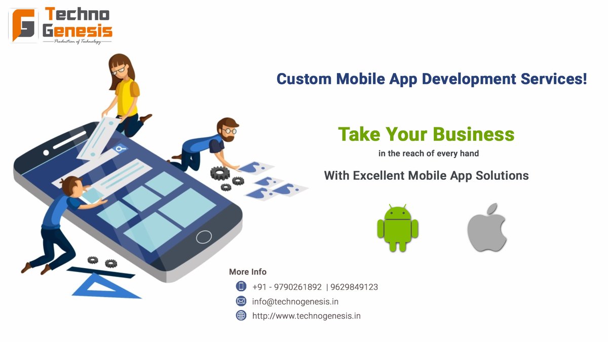 technogenesis1's tweet image. Custom Mobile App Development Services!
We Build Native Mobile Applications for Your Business Requirements!
#TopMobileAppDevelopmentCompanyinIndia, #HybridMobileAppDevelopmentCompanyinIndia, #NativeMobileAppDevelopmentCompanyinIndia, #AndroidMobileApplicationDevelopmentCompany