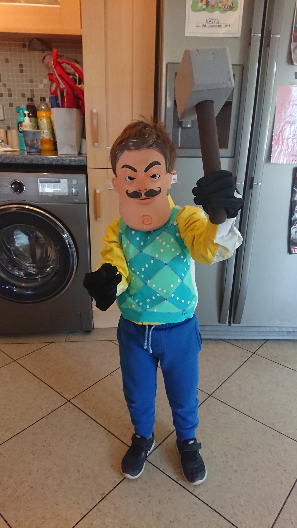 Hello on sale neighbor costume