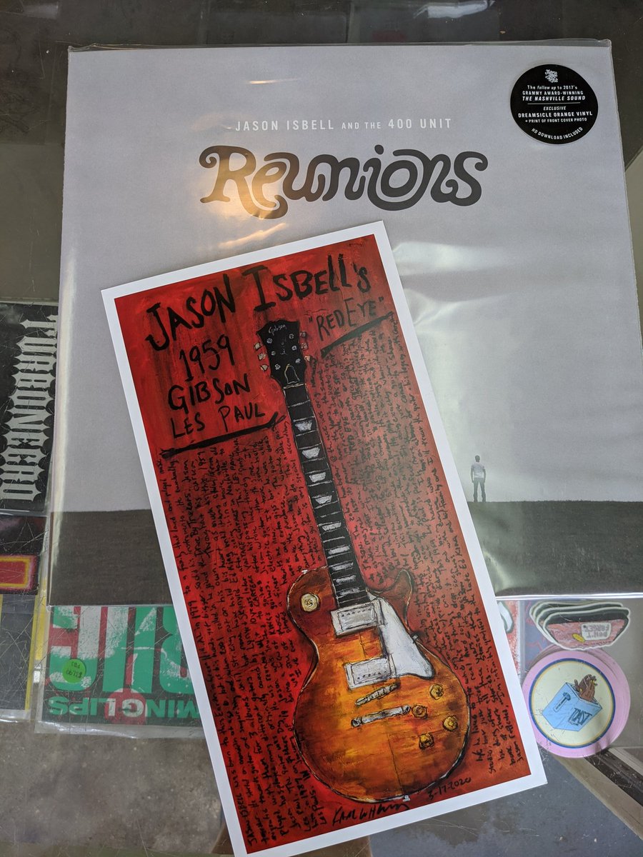 ItsATotalDrag's tweet photo. Thanks to @JasonIsbell for looking out for the little shops like us❤️💕 Black vinyl copies available on the 15th. Thanks to all our customers who snagged one of these limited editions, They are here for you when we open at 11am Friday! #totaldrag https://t.co/Zl1k1l9Xg1