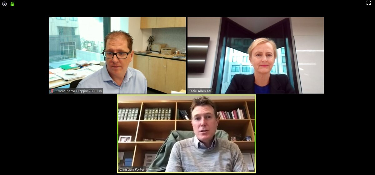 Great to join @cporterwa &amp; @KatieAllenMP on Zoom to discuss IR &amp; workforce issues relating to #COVID19 &amp; 🇦🇺 economic recovery. Mining &amp; construction are likely to bounce out of the crisis hard &amp; fast; flexible arrangements are needed to continue to attract 🌎 investment.