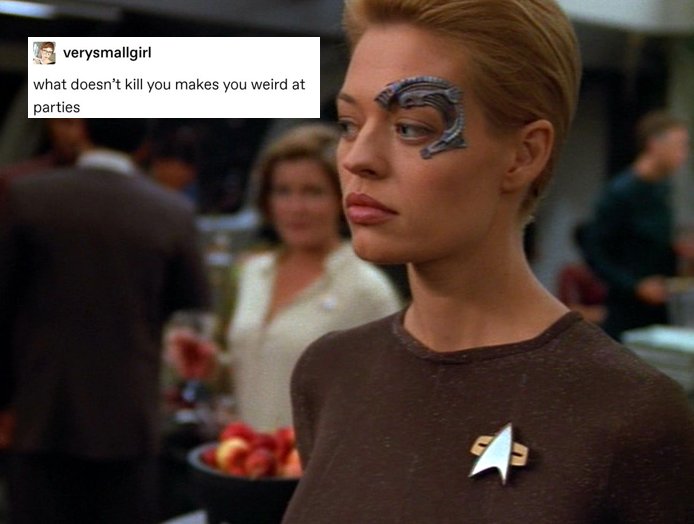 star trek: voyager characters as some of my favorite tumblr text posts