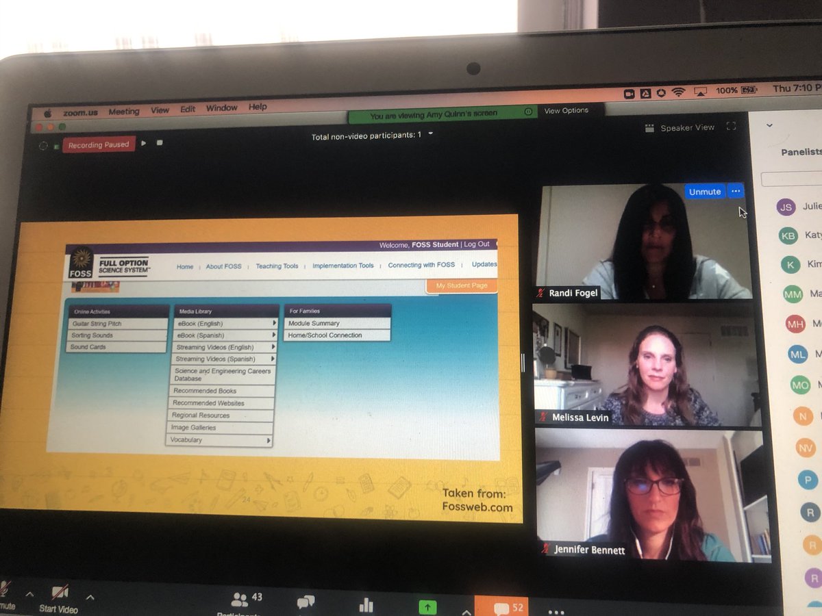 Awesome parent workshop tonight led by <a href="/randifogel/">Randi Fogel</a> <a href="/Jen_Bennett5/">JBennett</a> <a href="/LevinLitCoach/">Melissa Levin</a> and <a href="/aquinn123/">Amy Quinn</a> !
Providing support and tips for remote learning #wb2020 #wbinthecloud