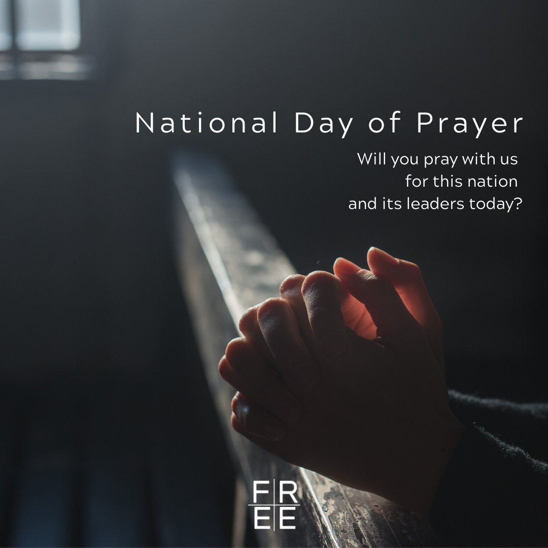 The National Day of Prayer is an annual day of observance held on the first Thursday of May, designated by the United States Congress, when people are asked "to turn to God in prayer and meditation". 

Please pray with us for our nation, communities and those trapped in slavery.