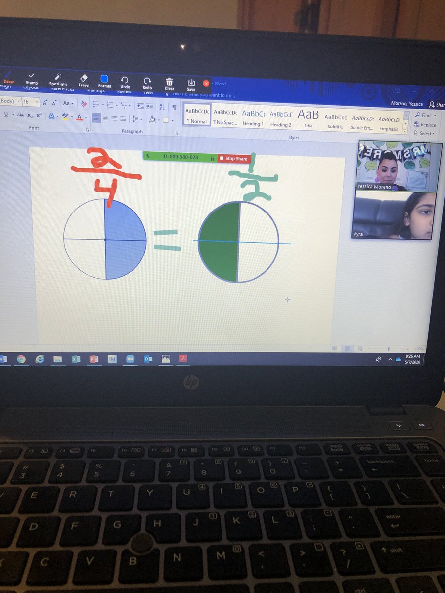 TheYessMore's tweet photo. Supporting our students in every way we can. It is great to see students working and provide immediate feedback. #fractions #BetterTogether #math @CBE_Eagles https://t.co/hMpKMSzxEo