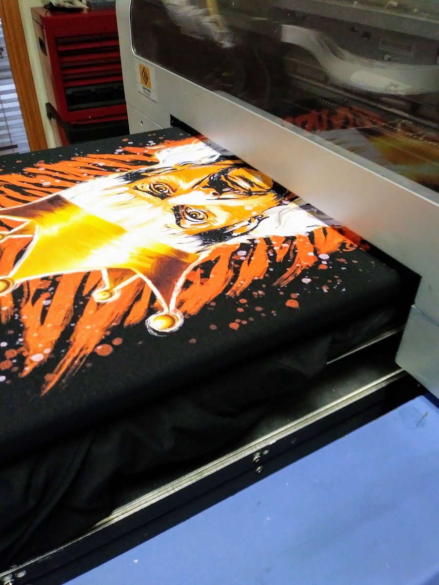 buddzer's tweet photo. Printed this fun #TigerKing shirt today! https://t.co/07EUsIVEYR