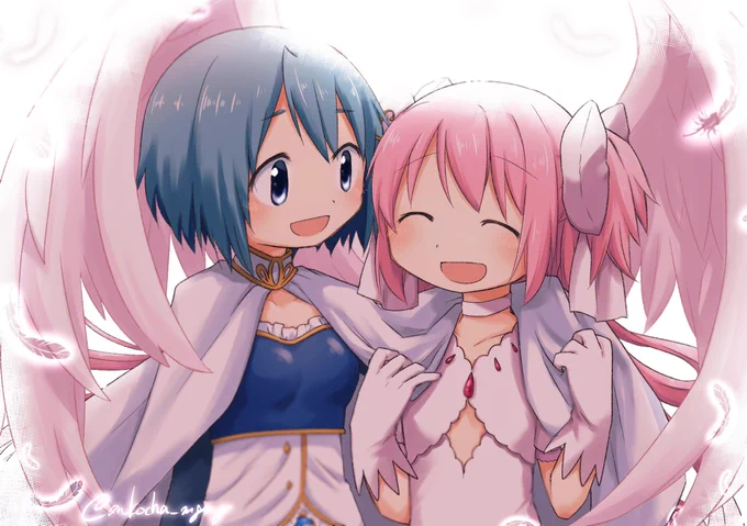 まどかちゃんとさやかちゃん 