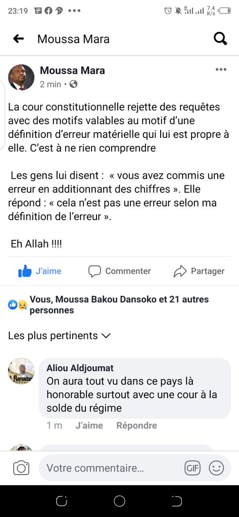 Moussa Mara tweet media