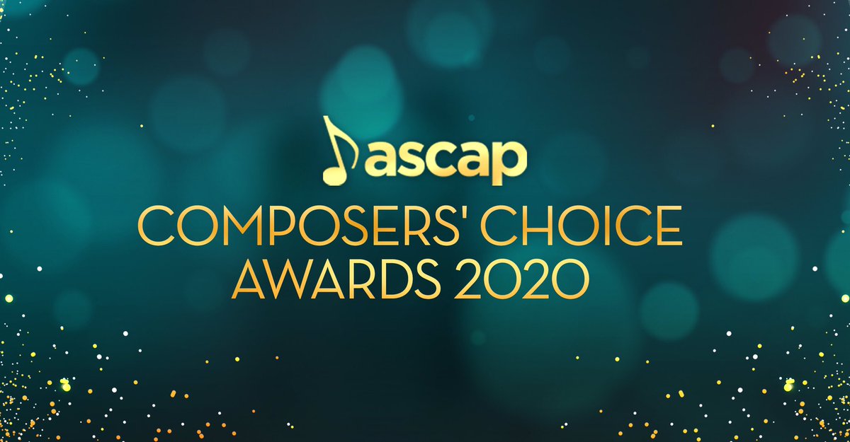 ASCAP's tweet photo. Vote in the 2020 #ASCAP #ComposersChoice Awards! 

Check out all the nominees for:
- ASCAP Film Score of the Year 
- ASCAP TV Composer of the Year
- ASCAP Video Game Score of the Year

And cast your choice here >> https://t.co/KJYuAynVO1 https://t.co/Sumghp88in