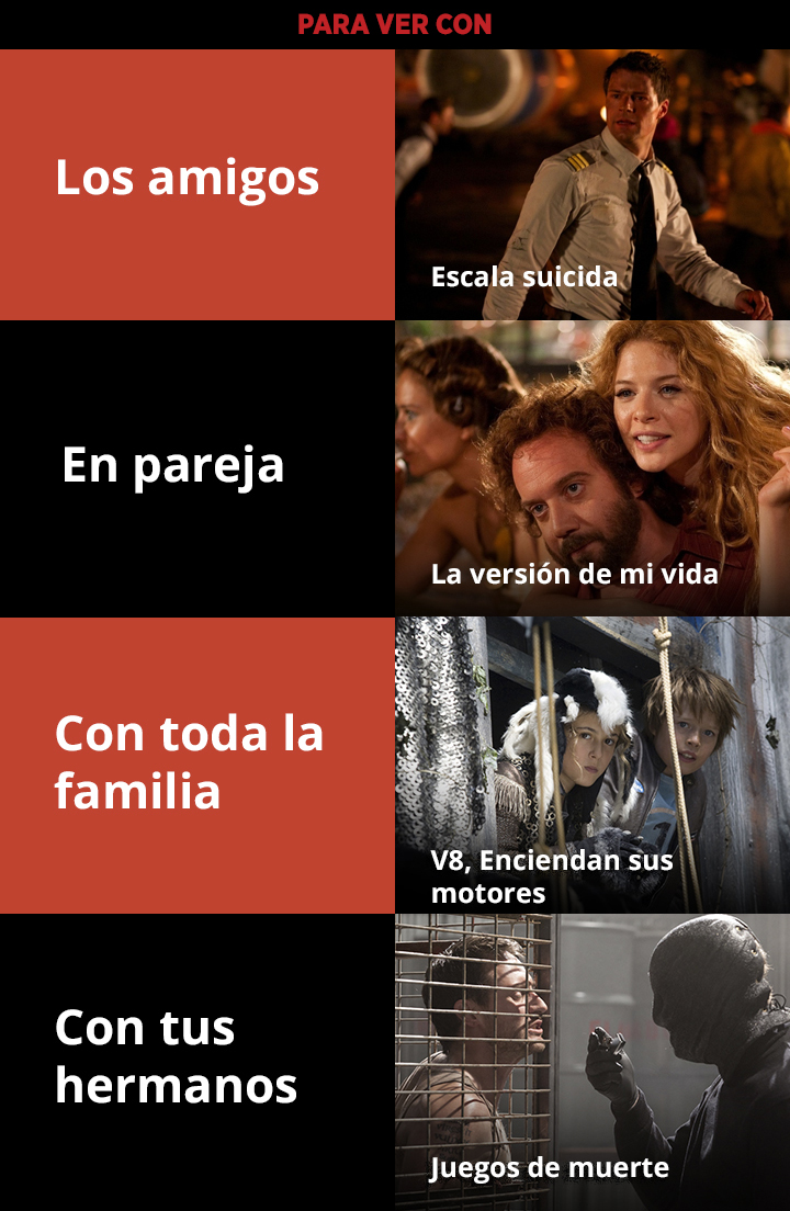 ¿Ya preparaste la botana? Y las recomendaciones para esta noche son... 🍿😉