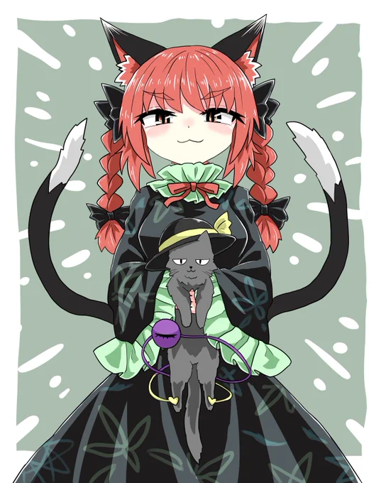 猫とお燐ちゃんです 