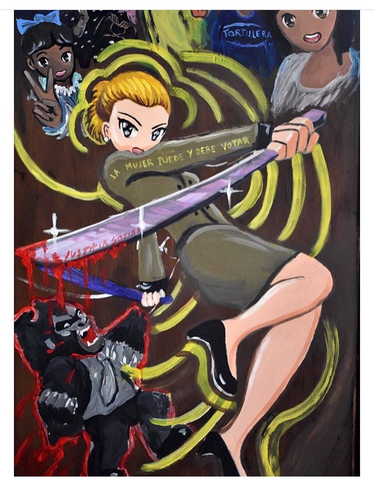 Obra de Fatima Pecci Carou, a 101 años del nacimiento de la que nos cambió la vida.

#Evita #EvitaCumple #EvitaCapitana