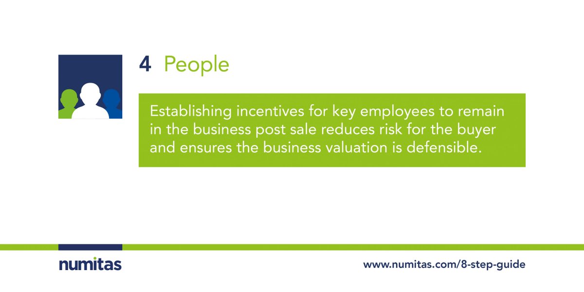 NumitasCFOclub's tweet image. I've come across many businesses who got the most out of their sale because they prepared in advance...and many who haven't! STEP 4 in our 8 Step Guide is all about 'People' bit.ly/33diKlY #ExitPrep (...Trevor)