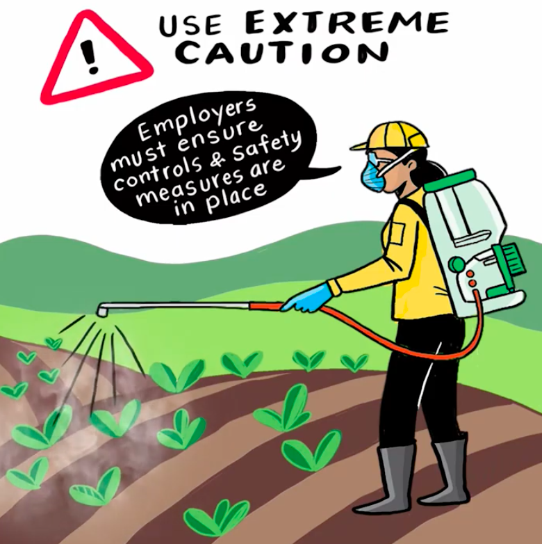 amssabc's tweet photo. DYK? AMSSA's Migrant Worker Hub just released a new video "Safety Measures for Farm Workers Handling Pesticides"! Click here to watch the video: https://t.co/Zj5ClnZWhZ Funded by the GoC #MigrantWorkers #TFWs #MWSNPilot https://t.co/1xuB4u9hhc