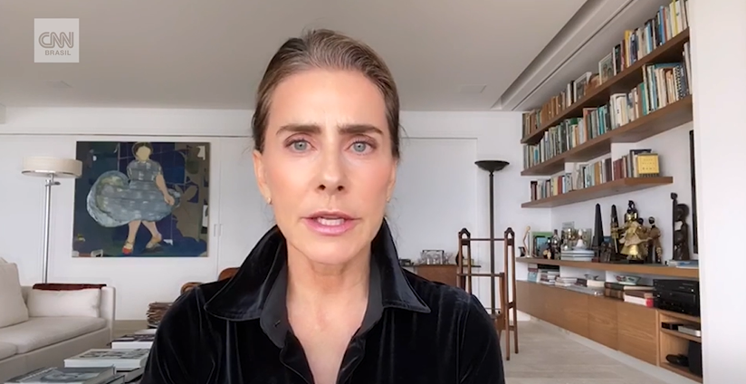 CNNBrasil's tweet photo. Veja vídeo completo que a atriz Maitê Proença enviou, a pedido da CNN, sobre a atuação da secretária de Cultura, Regina Duarte: https://t.co/1ARZrJsJGK https://t.co/vYSCYmcSNX