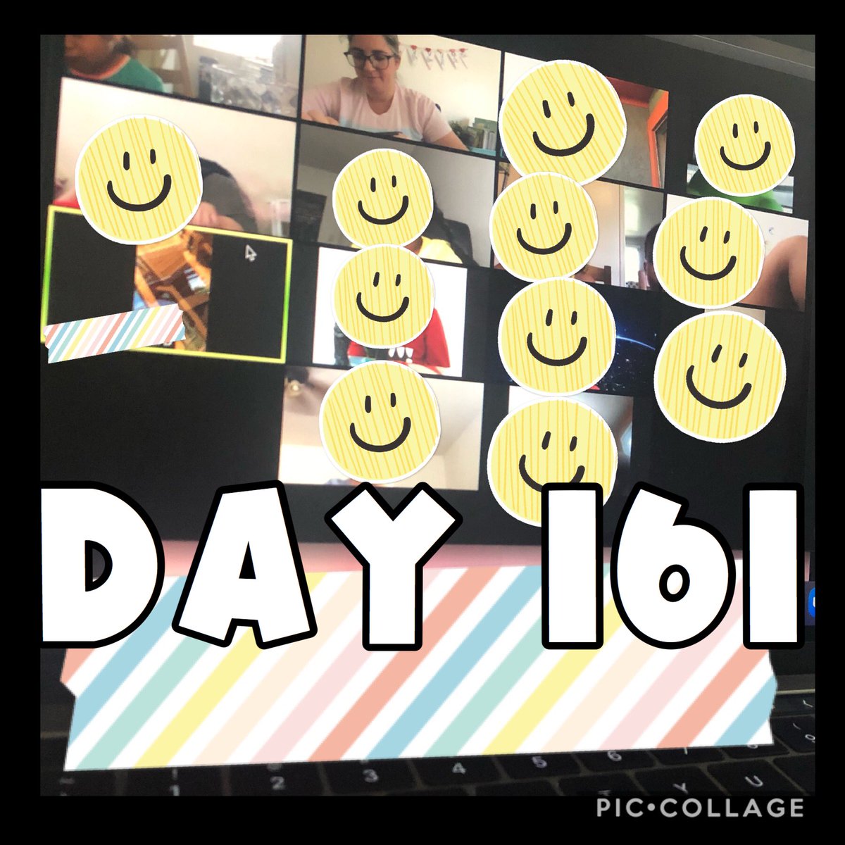 ms_v_rusd's tweet photo. Day 161/180: Day 34 of remote learning. This week’s Zoom meeting was Show and Tell day. I love watching and listening as they show off their items! #180DaysInFirstGrade #Jellick #WeAreRUSD https://t.co/9hnoAjM0NC