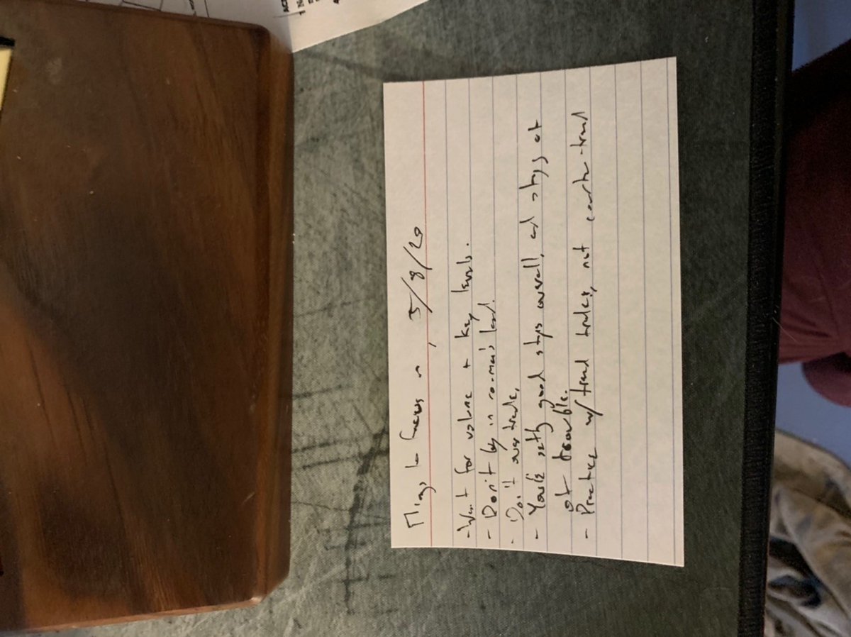 mikowitztrader's tweet photo. 1% today: Trying something new today. In addition to making a watchlist, making a list of what went well/poorly today to encourage myself to focus on those things tomorrow.

#1percentbetter https://t.co/6UI8nJCDH9