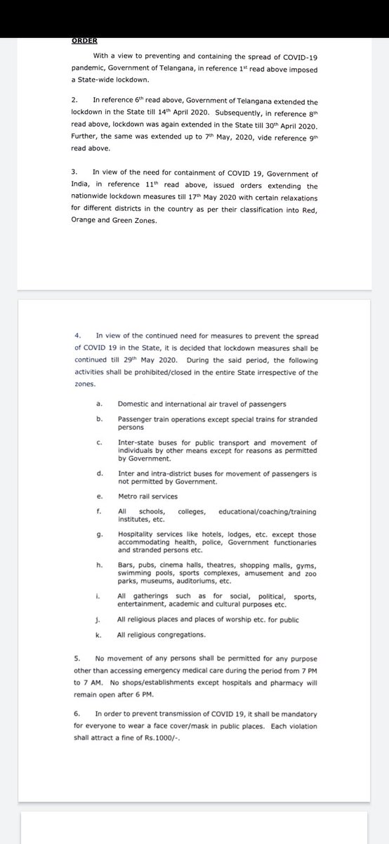iAbhinayD's tweet image. e-Commerce will be permitted for all commodities in Orange and Green zones across Telangana.
#Hyderabad @THHyderabad #FreshGO #Lockdown