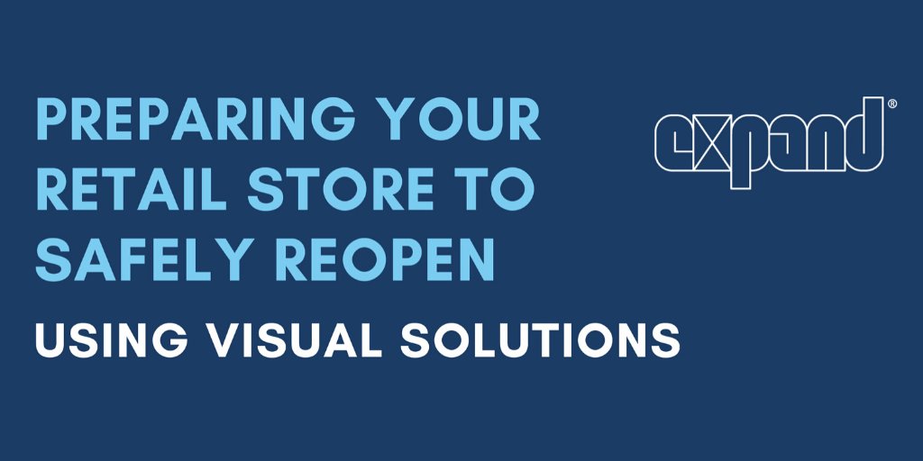 Many retail stores are getting ready to reopen. Expand’s team is working on new ways to help prepare for businesses to reopen. Download our infographics showing how Expand can be a helpful in this process.
Get it here bit.ly/2ytoSf3
Contact@ us@expandmedia.com
#reopening