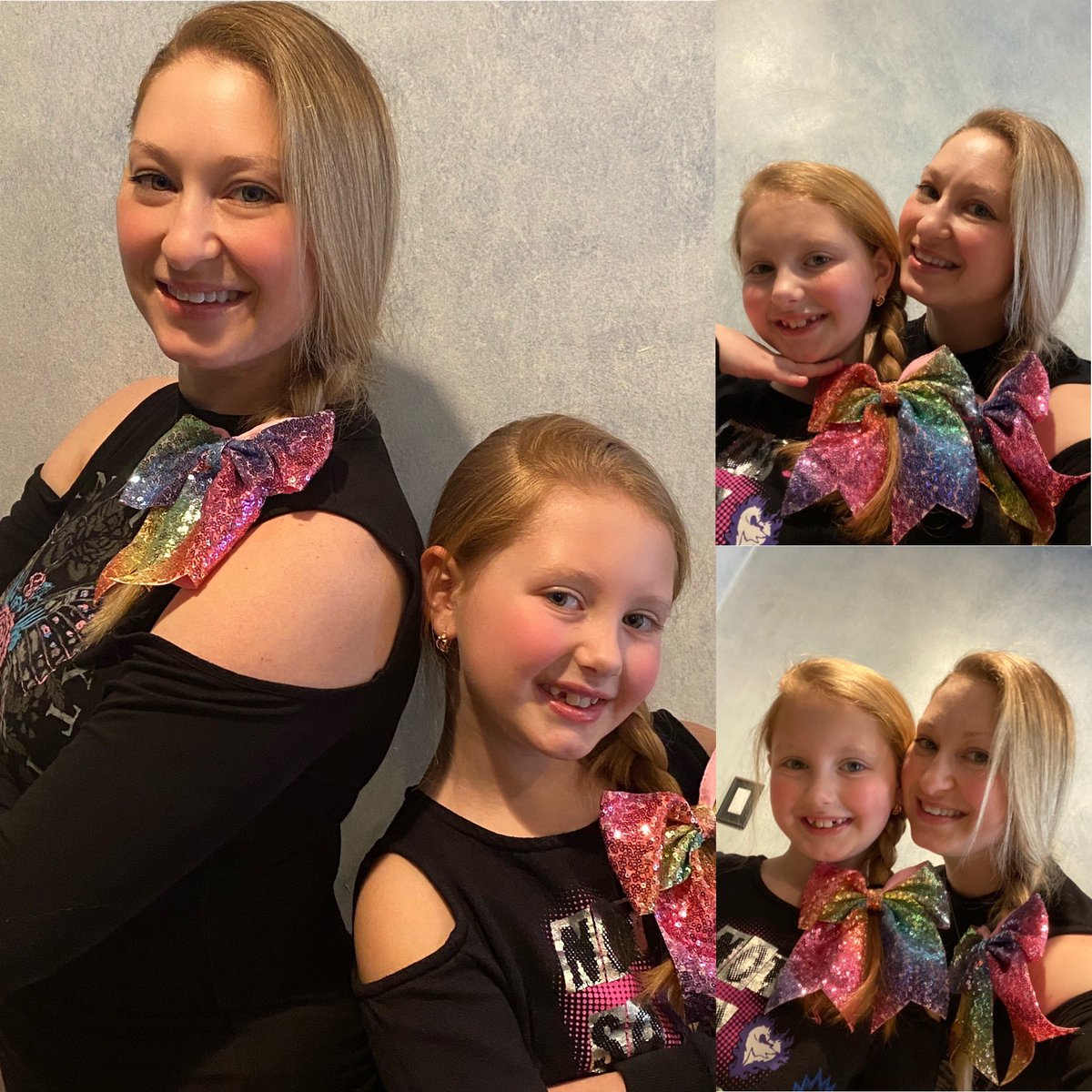 InnaVeltman's tweet photo. It’s #TwinningThursday for #SpiritWeek in NYNJ: Here’s a pic of me and my twin, my amazing daughter Rachel 🥰👱🏻♀️👧🏼🎀, what a diva!! I mean, check out the bows??
#NYNJTogetherAgain #OneNYNJ #NYNJStateofMind @akwaymire @Nick44TD @judy_cavalieri #WayMoreThanOps https://t.co/OgzwM8Js04