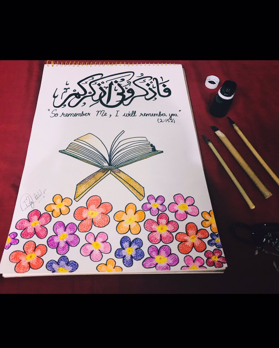 CalligraphyByMB's tweet photo. “So Remember Me, I will Remember you” (2:152) ❤️
#CalligraphyByMB #CalligraphyByMalaika #MalaikasCalligraphy #Arabic #Islam #Love #MyPeace #Quarantine #Lockdown #Ramadan #Ramadhan #Ramazan #RamadanKareem #RamadhanMubarak #PicOfTheDay #PhotoOfTheDay #Quran #Quote #Ayat #Zikr https://t.co/taV1ISWAJE
