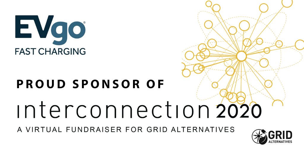 evgonetwork's tweet photo. EVgo is a proud sponsor of tonight's @GRID Alternatives #Interconnection2020 event, a virtual fundraiser for grid alternatives: https://t.co/aHa90nzx60

#EVgo #ElectricVehicles #Sustainability #RenewableEnergy #ClimateChange #Fundraiser #GRIDAlternatives #VirtualEvents https://t.co/RtHlSOhmIk