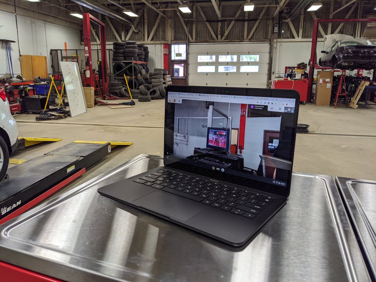 Live streaming alignment from the Automotive Technology shop! <a href="/BTCareerTechED/">CTE</a>
