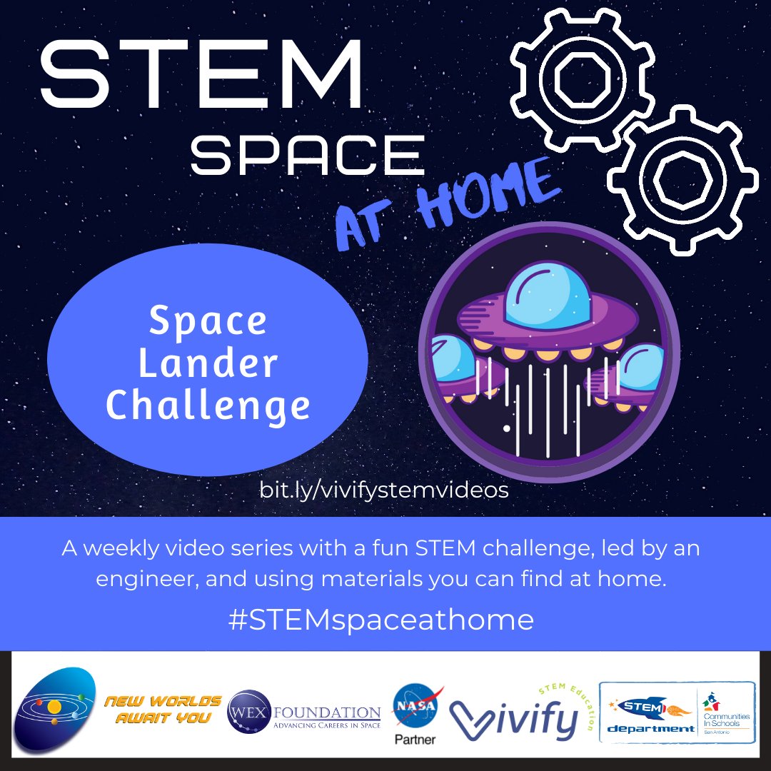 CISSASTEM's tweet photo. This week’s STEM space at home challenge is here: create a Space Lander!

Your Mission: Keep your astronauts safe when landing on Mars!

Download the activity guide &amp; watch the video here: https://t.co/WjV141eK3C
Don’t forget to post your creation with #STEMspaceathome https://t.co/bryKO6TUFn