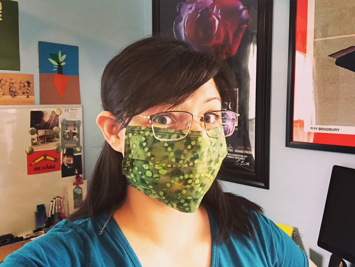 BunnyIntelOfc's tweet photo. Having minor surgery tomorrow and am required to wear a mask in. More than happy to do so. I’ve been lucky that I haven’t had to go anywhere to need one before now, but hey, mask finally made! https://t.co/Y7oGMt8gbx