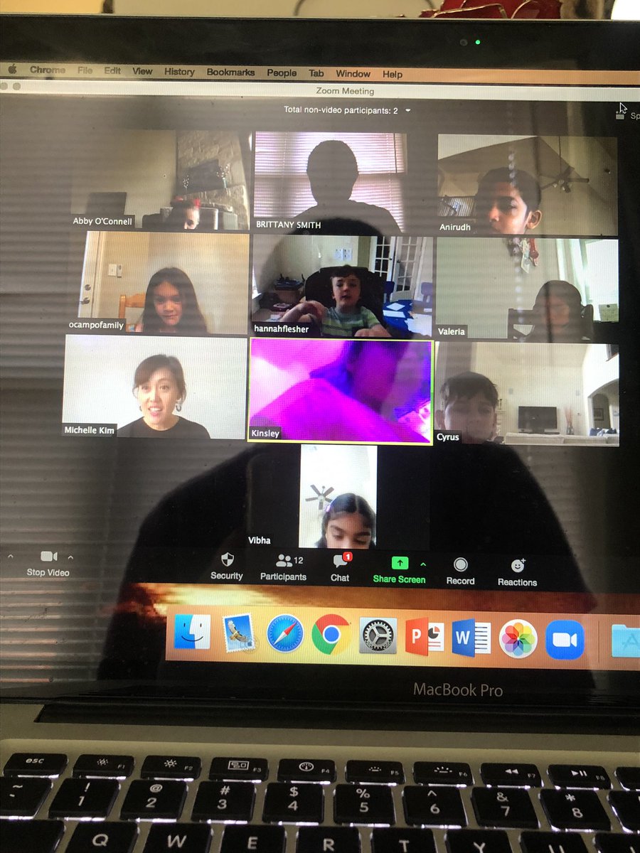 MrsSmith1920's tweet photo. We loved having @kimm11084 join our morning meeting zoom today for some Would You Rather!! Thank you so much for coming!! @VaughnElemFISD ❤️ https://t.co/oGVvmnxhyh