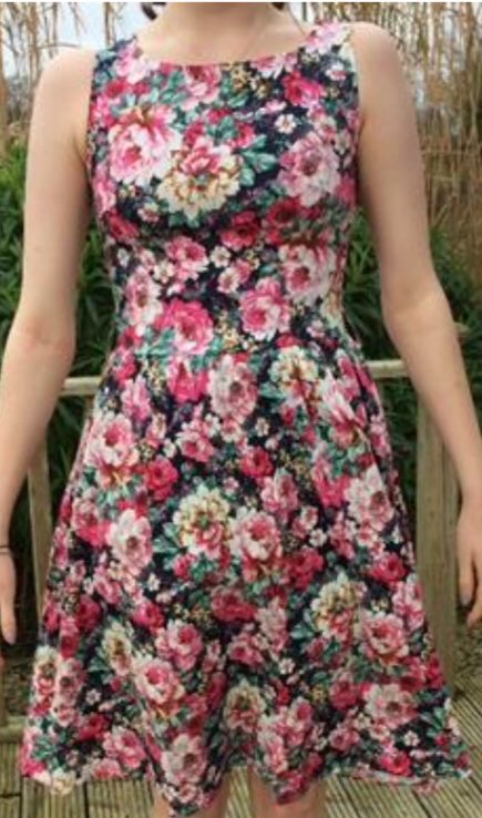 Ali_mag05's tweet photo. I made an apron out of an old dress and some curtain lining that I embroidered to match the floral fabric
@ATHE_HomeEc #HomeEconomics #makeovermay2020 https://t.co/Zv89xwSmqj