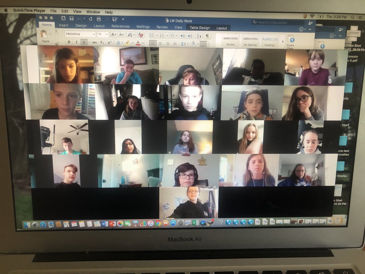 MrsWallsFC's tweet photo. What an amazing gift!   My sixth graders performed a virtual poem for me!  How clever!   #whatmakesFCspecial https://t.co/8MqFyiOJ8J