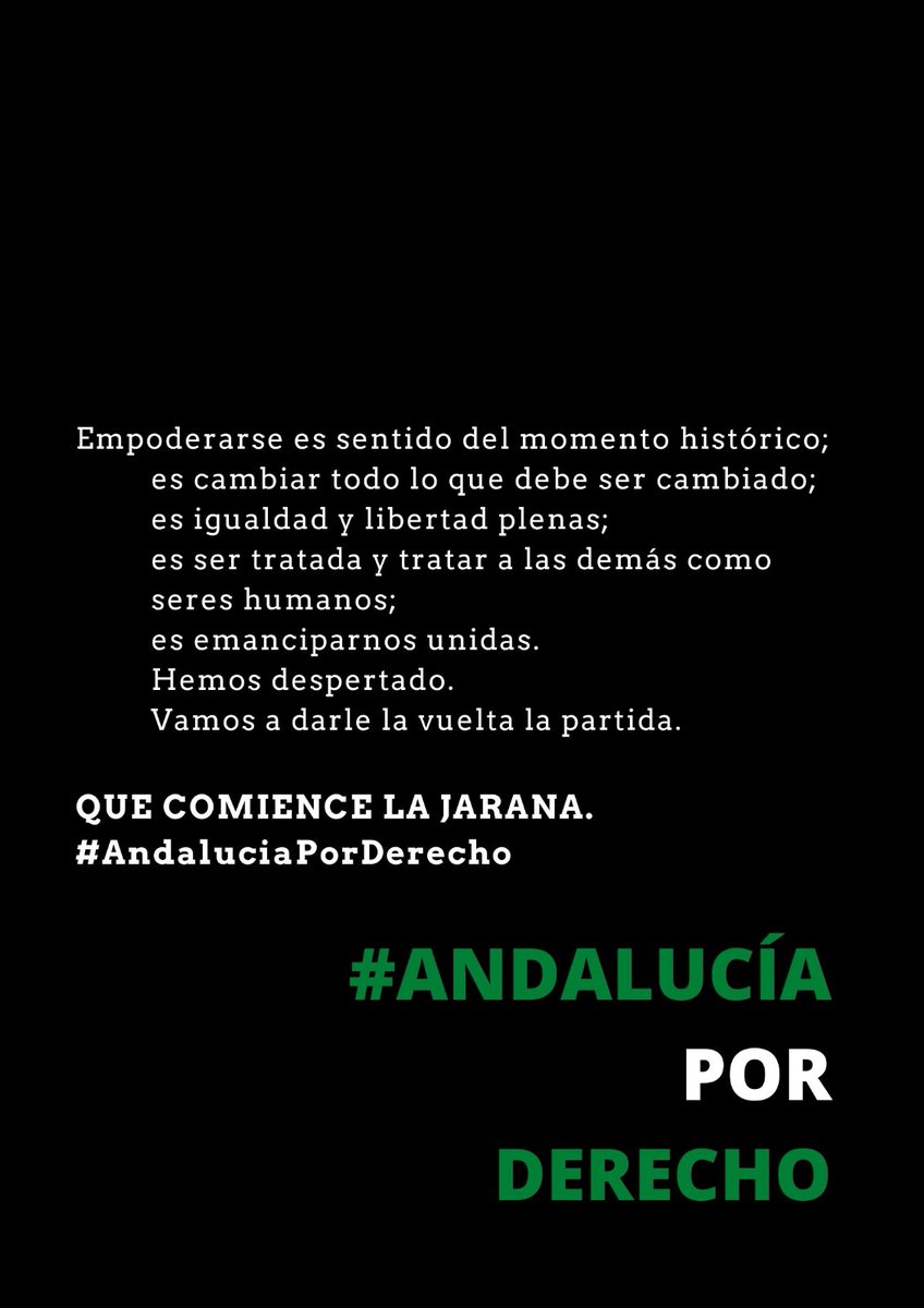 pensionesgrana's tweet photo. Apoyamos la inciativa de la juventud andaluza. Xq el futuro q les/nos espera en esta nueva crisis es dramático y xq queremos q nuestra tierra deje de ser un paraíso para los caciques #AndaluciaPorDerecho @AndaluciaPorDe1 #Covid_19 https://t.co/F6VCYinxrJ
