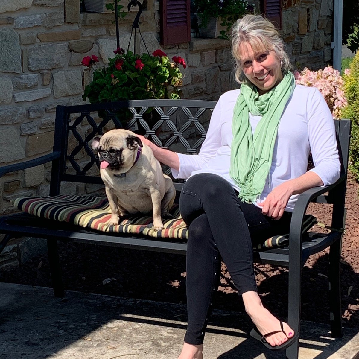 BethALambert1's tweet photo. Enjoying some sun and wearing green in honor of 
#ChildrensMentalHealthAwarenessDay! Show us your green and tag  #BCPSCares #CMHMbcps @BcpsMTSS @BCPS_OSC https://t.co/rnSJgR73Gl