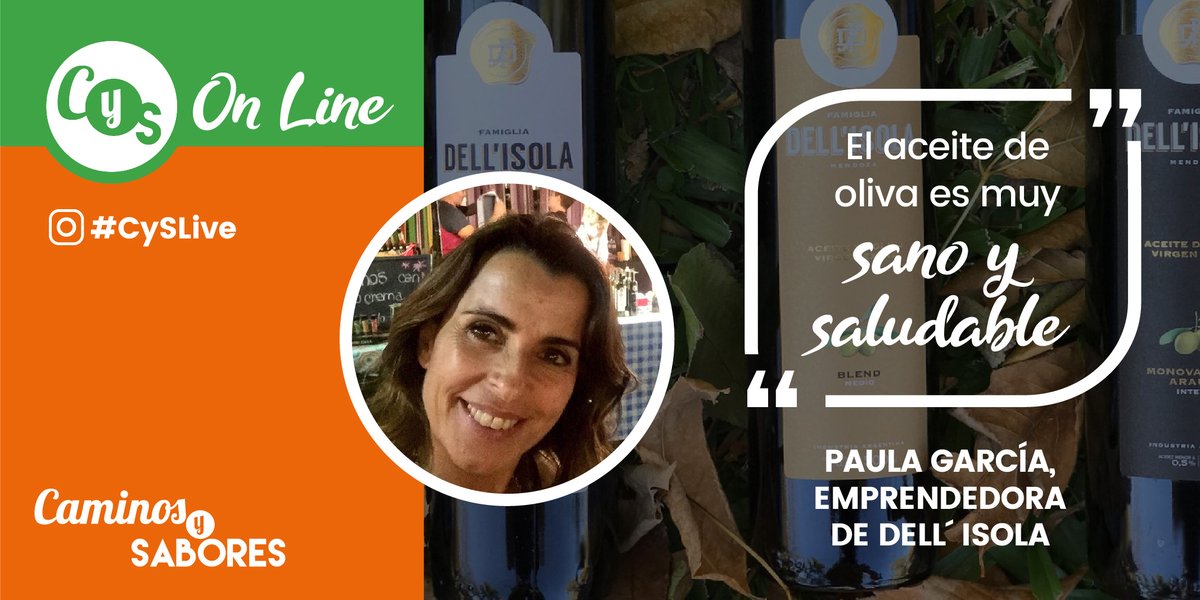 caminosysabores's tweet photo. #CySLive | Ayer conversamos desde #CySOnLine con @paulagarcia3 Emprendedora de @losdellisola, quien nos dejó este mensaje 👆👆
#CaminosYSabores #CyS #QuedateEnCasa https://t.co/WZamkvcE9k