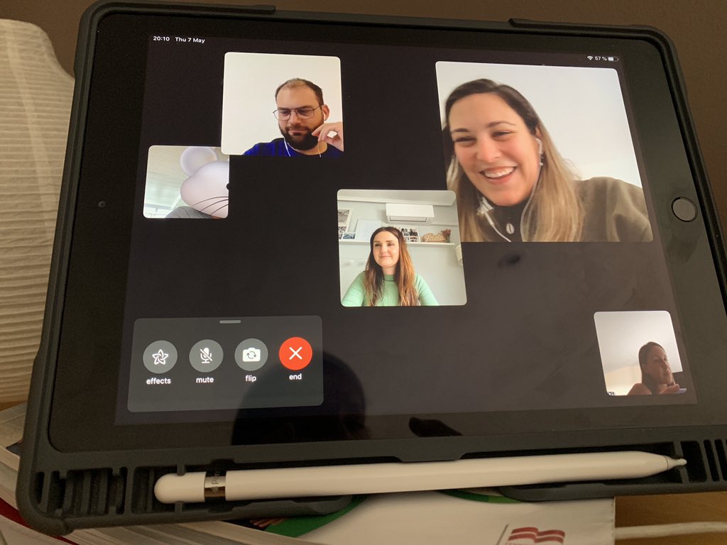 msalazca's tweet photo. Quiz Night EMEIA! It’s been great fun! The ADE2019 Squad was 🔝 @Miss__Deb @CrisLSocas @HectorPinoC @EnriqueFyQ #ADE2020 #EMEIA #uniquecommunity https://t.co/fDXk9yGPu2