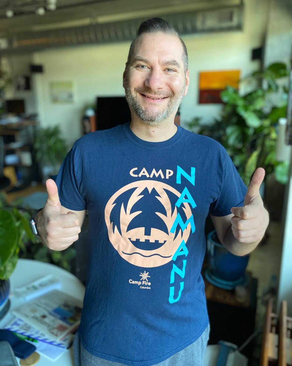 Happy #CampTshirtDay! Let's show the world the camp spirit it needs at this moment.