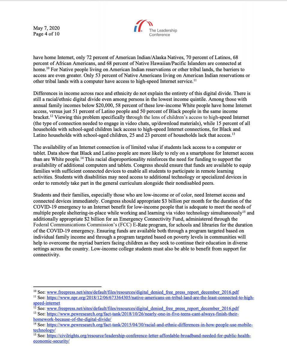 Screenshot of page 4 of the letter, which is 10 pages in length. The full text of the letter can be found at the link in the original tweet.