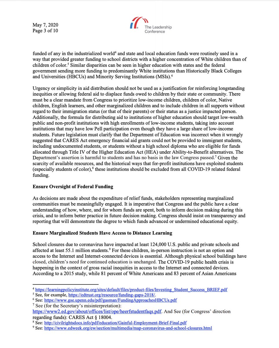 Screenshot of page 3 of the letter, which is 10 pages in length. The full text of the letter can be found at the link in the original tweet.