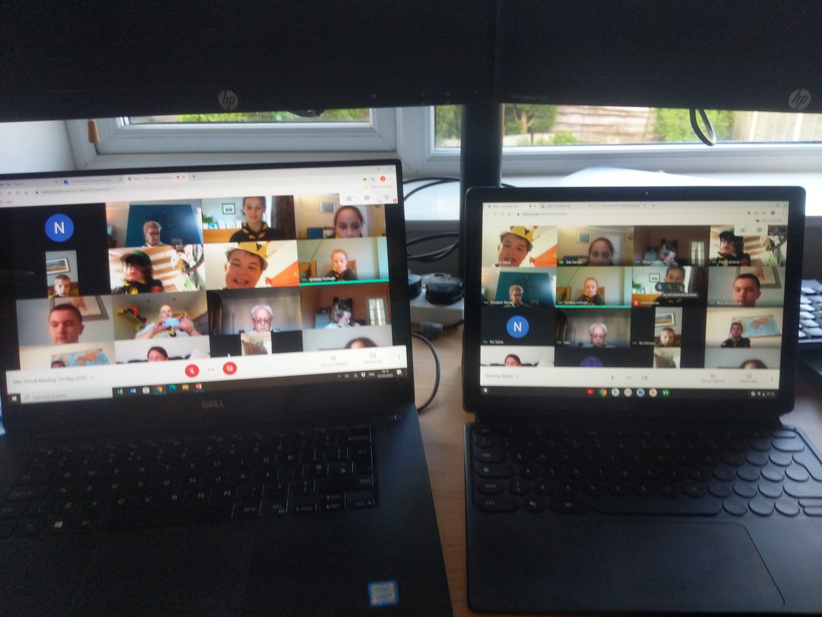1hgscouts's tweet photo. Bit crazy but great to see everyone on Mao's Google Meets night tonight! https://t.co/hFV1t3quPR (NS)