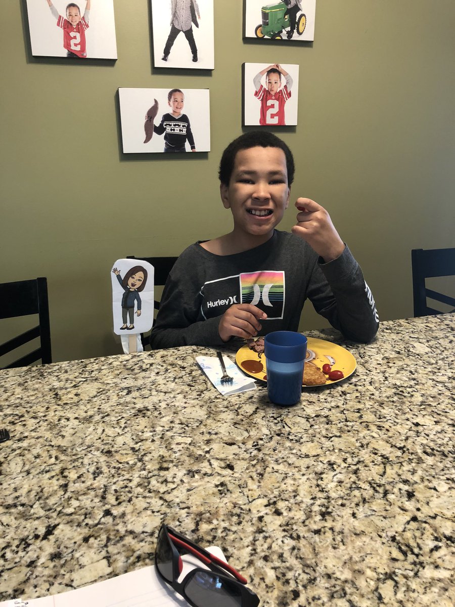 It was so nice to see you at lunch today <a href="/narchacki/">Nancy</a> #flatmrsarchacki <a href="/LanderElem/">Lander Elementary</a>