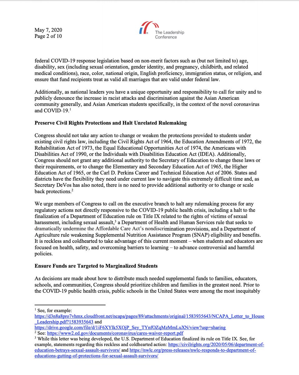 Screenshot of page 2 of the letter, which is 10 pages in length. The full text of the letter can be found at the link in the original tweet.